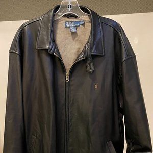 Polo by Ralph Lauren Men's XXL Brown Leather Jacket